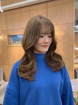 ヘアースペースブルーム プリュス 石橋店(HAIR SPACE BLOOM plus)&nbsp;ヘーゼルベージュ/透明感/レイヤーカット/韓国ヘア
