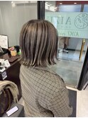 白髪ぼかきハイライト