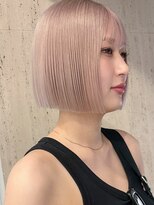 プネル 渋谷(PUNEL)&nbsp;渋谷/ブロンドベージュ/海外ガール切りっぱなしボブショート