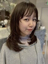 マッシュ チャヤマチ(MASHU chayamachi) 柔らか透明感カラー/ブリーチなし/オリーブブラウン/大阪梅田