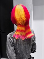シオン(shion)&nbsp;おくれ毛ブリーチハイトーンウルフレイヤー_ba557063