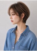 20代30代40代50代 白髪ぼかしハイライトショート