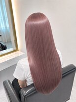 レオネ 梅田 中津店(Leone) 梅田/中津 髪質改善 ローズピンクロング