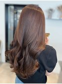透明感カラーピンクブラウンピンクベージュミルクティーベージュ
