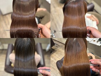 個室髪質改善&トリートメント専門店　ref-le 千葉店【ルフール】【10/9 OPEN(予定)】の写真/薬剤の化学物質もしっかり除去！大人女性のお悩みに特化でケアだけでなく、痛みを最小限に抑える施術が人気
