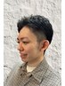 [総合メンズパーマ]+メンズカット+顔そり眉カット￥1,430～