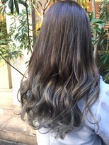 リゼル ユア 渋谷(RISEL YUA)&nbsp;スケルトングレージュのロマンティックロング