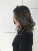【透明感】ライトグレーハイライト
