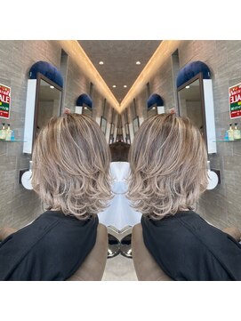 ユニキス 泉店(HAIR&MAKE UNIXIS) 外国人風3Ｄカラー