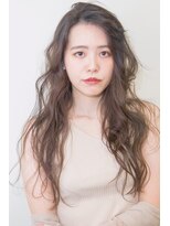 アミュエン バイ ティオル(Amu en by Tioll)&nbsp;ロング／オリーブベージュ／透明感カラー