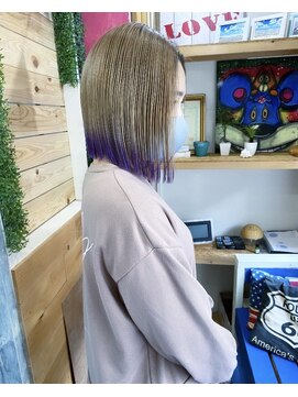 トーク 伊丹本店(TAL'KE) TAL'KE/ホワイトシルバー×テールパープル_660