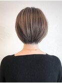 【WILLOW京橋】30代大人女子のハイライトショートボブ(井下貴史)