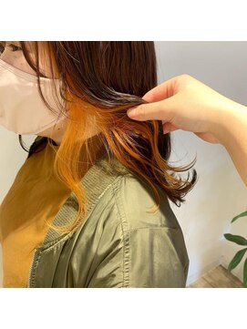 ネオヘアー 曳舟店(NEO Hair) オレンジベージュ×インナーオレンジ【カワムラ】