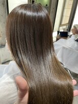 サロンドミルク 原宿(salon de MiLK) ナチュラル艶ブラウン　髪質改善♪