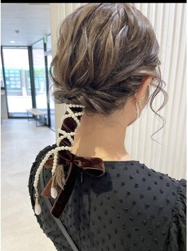 パーク(PAAQ) 【paaq kana】編み下ろしパーティーアレンジ