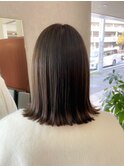 ＃フェミニンボブ＃ダークアッシュ