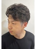 ツーブロカールパーマ