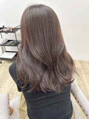 韓国風ヘア髪質改善トリートメントカラーアッシュベージュグレー