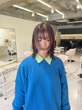 シエル 一社(cher) 暖色カラー×顔周りレイヤー