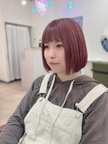ヒョンミョン ライズバイレボ 取手店(hyon myon/RISE by REVO)&nbsp;レイヤーカット/デザインカラー/オリーブベージュ[取手/取手駅]