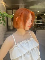 シェル(SHEL+L) ビタミンオレンジ×ボブ