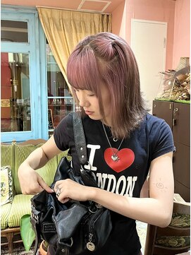 ロチカバイドールヘアー 心斎橋(Rotika by Doll hair) ぴんく×ちょこぶらうん