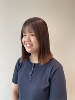 サラ ビューティー サイト 古賀店(SARA Beauty Sight)&nbsp;20代30代/大人可愛い/暖色カラー/外ハネボブ/艶髪