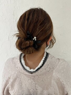 バサラ 大阪梅田店(VASARA) 着物　ヘアセット　へアメ　推し活　ゆるふわ　シニヨン　大阪