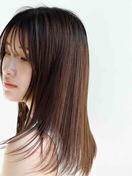 ゼロ 太田店(ZERO)の写真/【髪質改善ストレート×卓越した職人技カット】でお手入れ楽々！忙しい朝も簡単にナチュラル美髪に☆