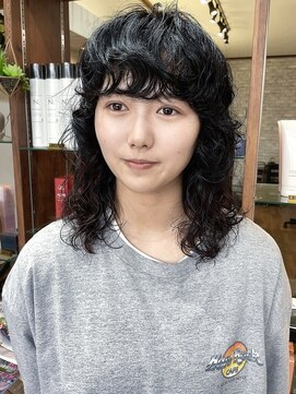 ヘアークルーズピース (hair cruise Piece) ロングウルフパーマ/レイヤーパーマ/ウルフパーマ