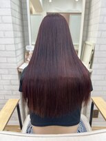 ラナンバイシダ(ranan by sida)&nbsp;10代20代/ブリーチなしダブルカラー/ワインレッド
