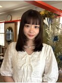 ブリーチなしカラー/透明感カラー/ベージュカラー/20代/30代
