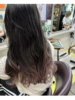 リブロ 三軒茶屋(LIBRO) シースルーマッシュミルクティーベージュハンサムショート