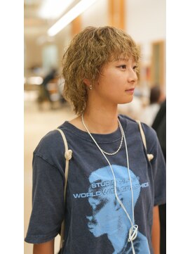 ピークアブー 銀座並木通り(PEEK-A-BOO) ブリーチパーマ/ミディアムマッシュ