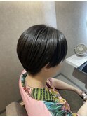 クールハンサムショート×自然な縮毛矯正＊お手入れ楽ちん♪