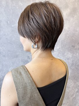 ザ ラブズ ラフズ ヘアー 本店(the loves laughs hair) ショートグレージュ/大人ショート/小顔見せショート