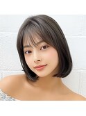 【monde】ぷつっとボブ×切りっぱなしボブ×シースルーバング