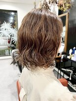 ヘアーデザイン ピニック(hair design P2C)&nbsp;いつものボブにふわっとアクセント