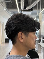 ビカムメンズヘアー 栄店(become men's hair)&nbsp;フェザーパーマ/ニュアンスパーマ/名古屋/センターパート