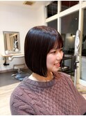 切りっぱなしボブ