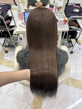 リー 梅田(Lee) 髪質改善カラーでパサついた髪から艶々の髪へ☆