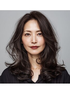 フラッグ(flag) 髪質改善×ダークグレージュ|上品な大人レイヤー