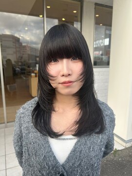 サラ ビューティ サイト 春日(SARA Beauty sight) 地毛風カラー|黒染めなしナチュラルブラック
