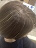 【身だしなみ】カット+カラー(リタッチ)+デザインハイライト¥12.100