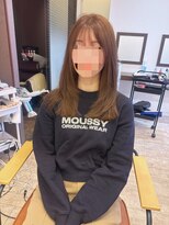 マーリャヘアー(mallia hair)&nbsp;レイヤースタイルレイヤーカットロングレイヤー小顔スタイル