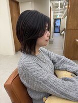 タミーズ 金山(Tummy's)&nbsp;切りっぱなしボブ×前髪無し