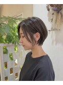 青森八戸前髪なし前下がりショート20代30代40台50代