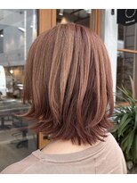 レリコ ニド(Relico-nid)&nbsp;髪質改善20代30代40代大人可愛い暖色系カラー＋レイヤースタイル