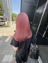 アクシス 栄店(`AXIS)&nbsp;奈川/ワンホンレイヤー/ミルクティーブロンド/ダークブルー/栄