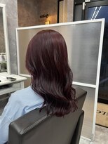 エルベ けやき台店(elve) ワインレッドでよりツヤ髪に!